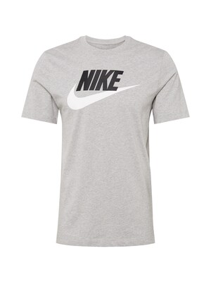 Nike Sportswear Tričko 'Icon Futura'  sivá melírovaná