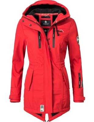 MARIKOO Funkčný kabát 'Zimtzicke'  svetločervená