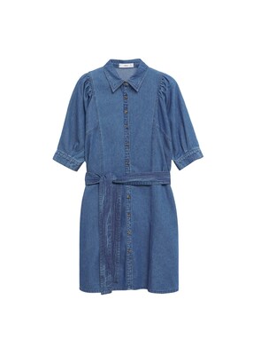 MANGO Košeľové šaty 'Gaia-H'  modrá denim