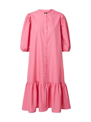 Gina Tricot Košeľové šaty 'Slogan'  ružová