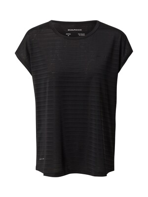 ENDURANCE Funkčné tričko 'Limko'  čierna melírovaná
