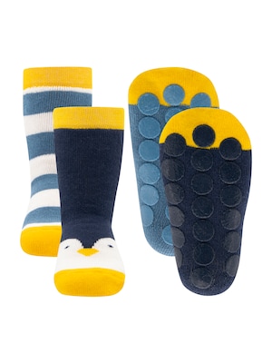 EWERS Ponožky  dymovo modrá / tmavomodrá / žltá / biela