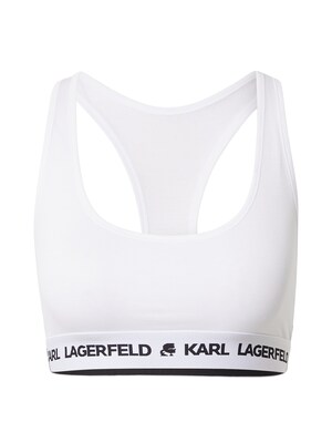 Karl Lagerfeld Podprsenka  čierna / biela