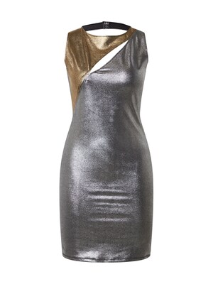 KENDALL + KYLIE Kokteilové šaty  bronzová / strieborná