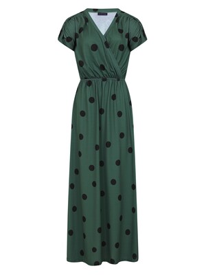 HotSquash Letné šaty  smaragdová / čierna