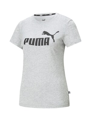 PUMA Funkčné tričko 'Essential'  sivá melírovaná