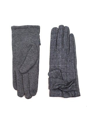 HotSquash Prstové rukavice  sivá / čierna