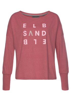 Elbsand Tričko  sivá / ružová / malinová
