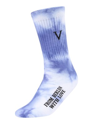 Vertere Berlin Ponožky  modrá / čierna / biela