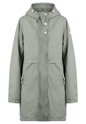 DreiMaster Maritim Prechodný kabát  pastelovo zelená / biela
