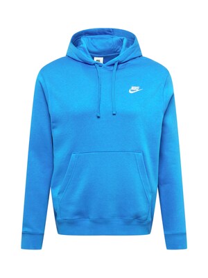 Nike Sportswear Športová mikina 'Club Fleece'  nebesky modrá / biela