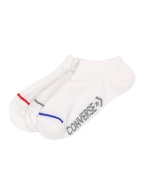 CONVERSE Ponožky  modrá / sivá melírovaná / červená / biela