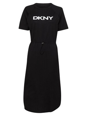 DKNY Šaty  čierna / biela
