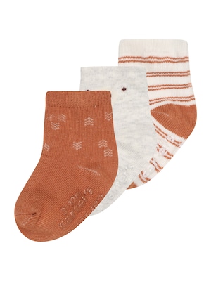 Carter's Ponožky  karamelová / svetlosivá / biela