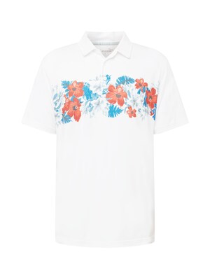 PUMA Funkčné tričko 'Abaco'  modrá / tmavomodrá / červená / biela