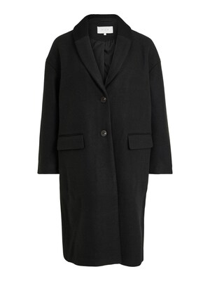 VILA Prechodný kabát  čierna