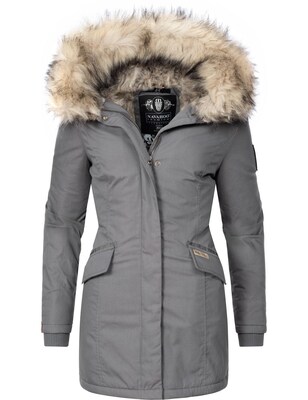 NAVAHOO Zimný kabát 'Cristal'  sivá