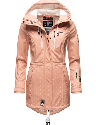 MARIKOO Funkčný kabát 'Zimtzicke'  rosé / biela