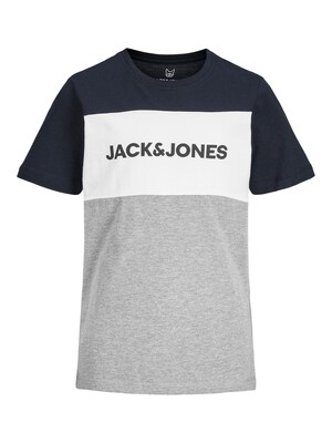 Jack & Jones Junior Tričko  tmavomodrá