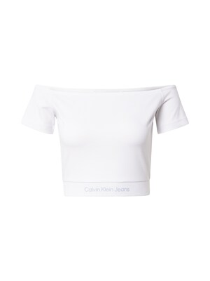 Calvin Klein Jeans Tričko  opálová / biela