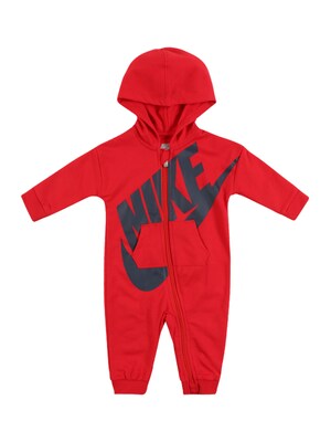 Nike Sportswear Overal 'BABY FRENCH TERRY“ALL DAY  PLAY” COVERALL'  červená
