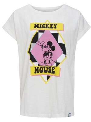 Recovered Tričko 'Mickey Mouse Pop Colour'  nebielená / žltá / fialová / čierna / biela