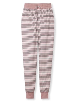 CALIDA Pyžamové nohavice  staroružová / čierna / biela