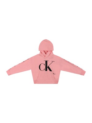 Calvin Klein Jeans Mikina  ružová / čierna
