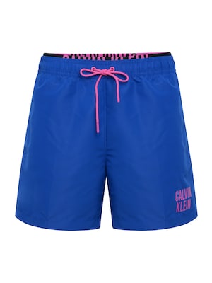 Calvin Klein Swimwear Plavecké šortky  modrá / ružová