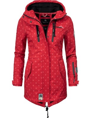 MARIKOO Funkčný kabát 'Zimtzicke'  červená