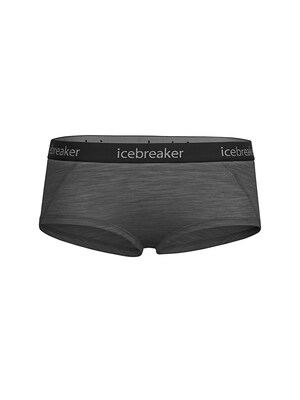 ICEBREAKER Športové nohavičky 'Sprite'  tmavosivá / čierna / biela