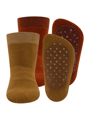 EWERS Ponožky  medová / hrdzavo červená