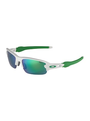 OAKLEY Športové okuliare 'FLAK'  zelená / biela