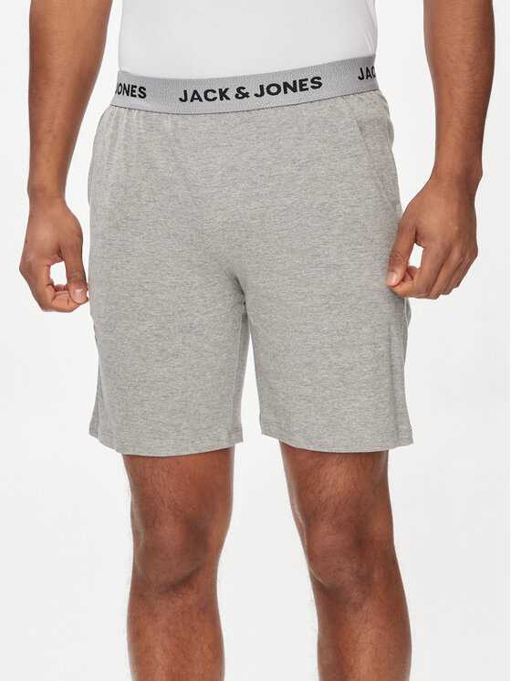 Jack&Jones Pyžamové šortky 12250261 Sivá Regular Fit
