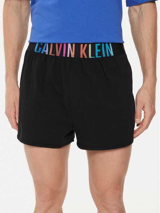 Calvin Klein Underwear Pyžamové šortky 000NM2636E Čierna Regular Fit